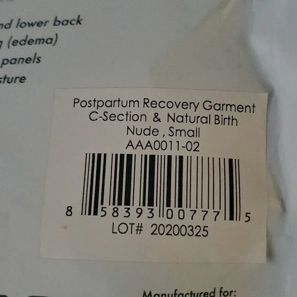 Matif Medical Postpartum Recovery Garment Size Small Nude Faja Shapewear - Picture 3 of 13